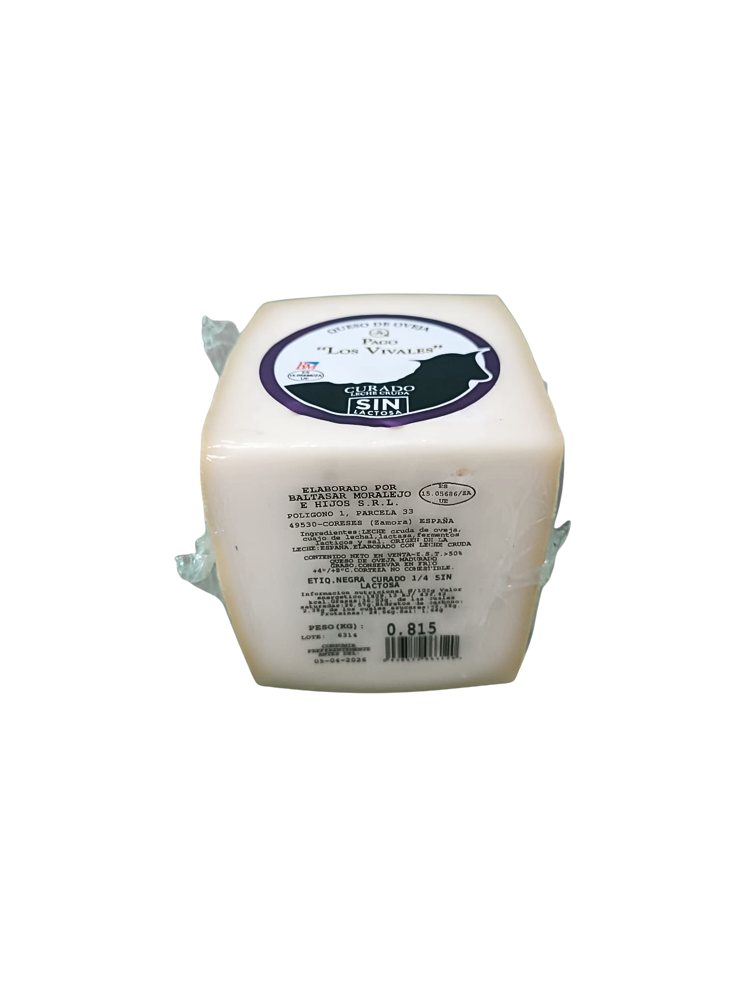 Vivales - Queso Sin Lactosa 1-4 - 2