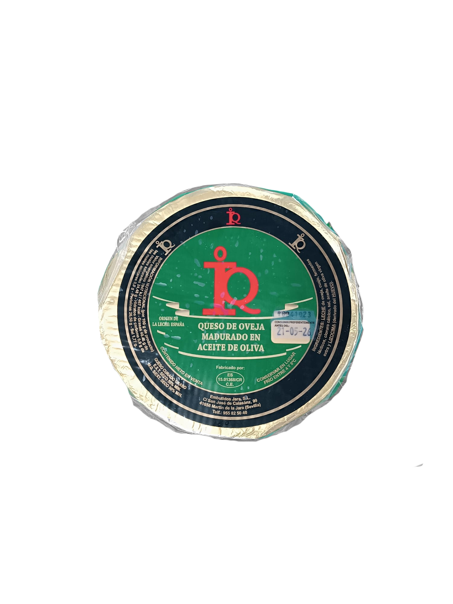 Castellano - Queso De Oveja Madurado en Aceite de oliva