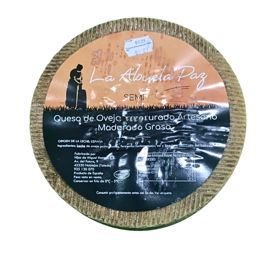 La Abuela Paz - Queso De Oveja Curado Madurado