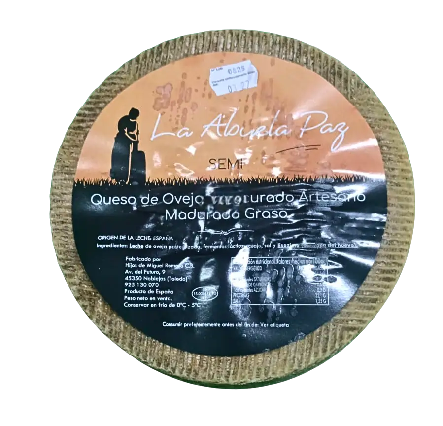 La Abuela Paz - Queso De Oveja Curado Madurado