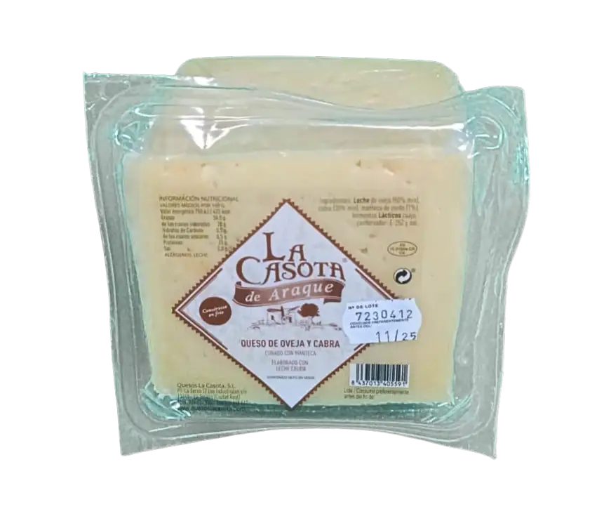 La Casota – Queso Oveja y Cabra Curado En Manteca (Solo 1_4)