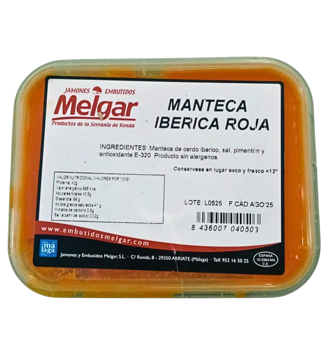 Melgar - Manteca Ibérica Roja