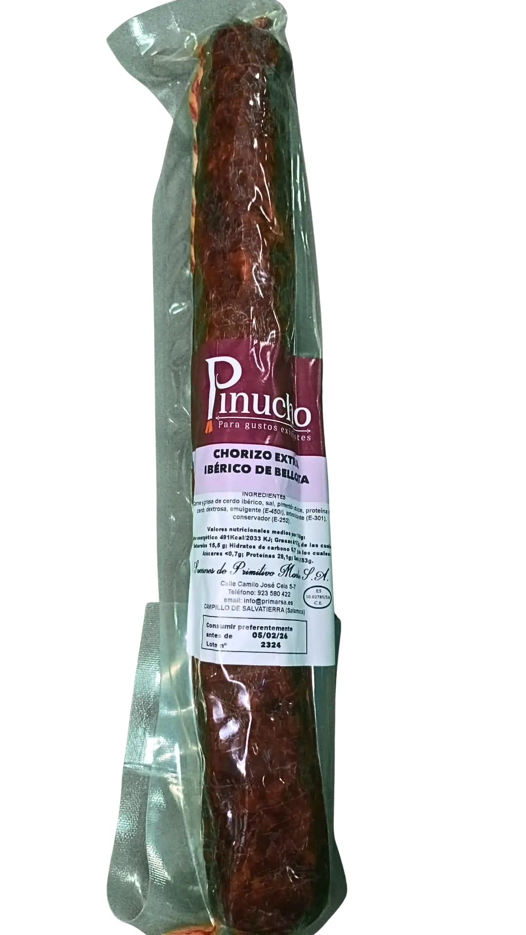 Pinucho - Chorizo Vela Iberico De Bellota