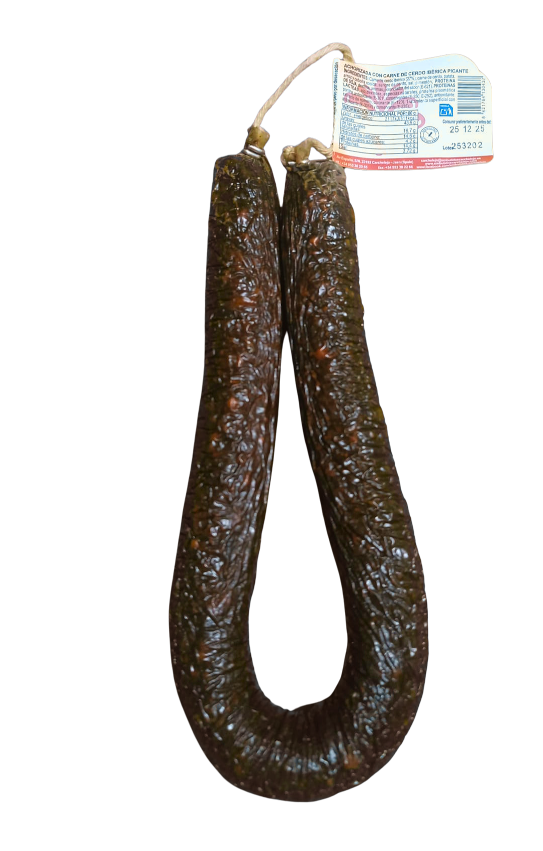 Carchelejo – Morcilla Achorizada Picante Sin Gluten - 2