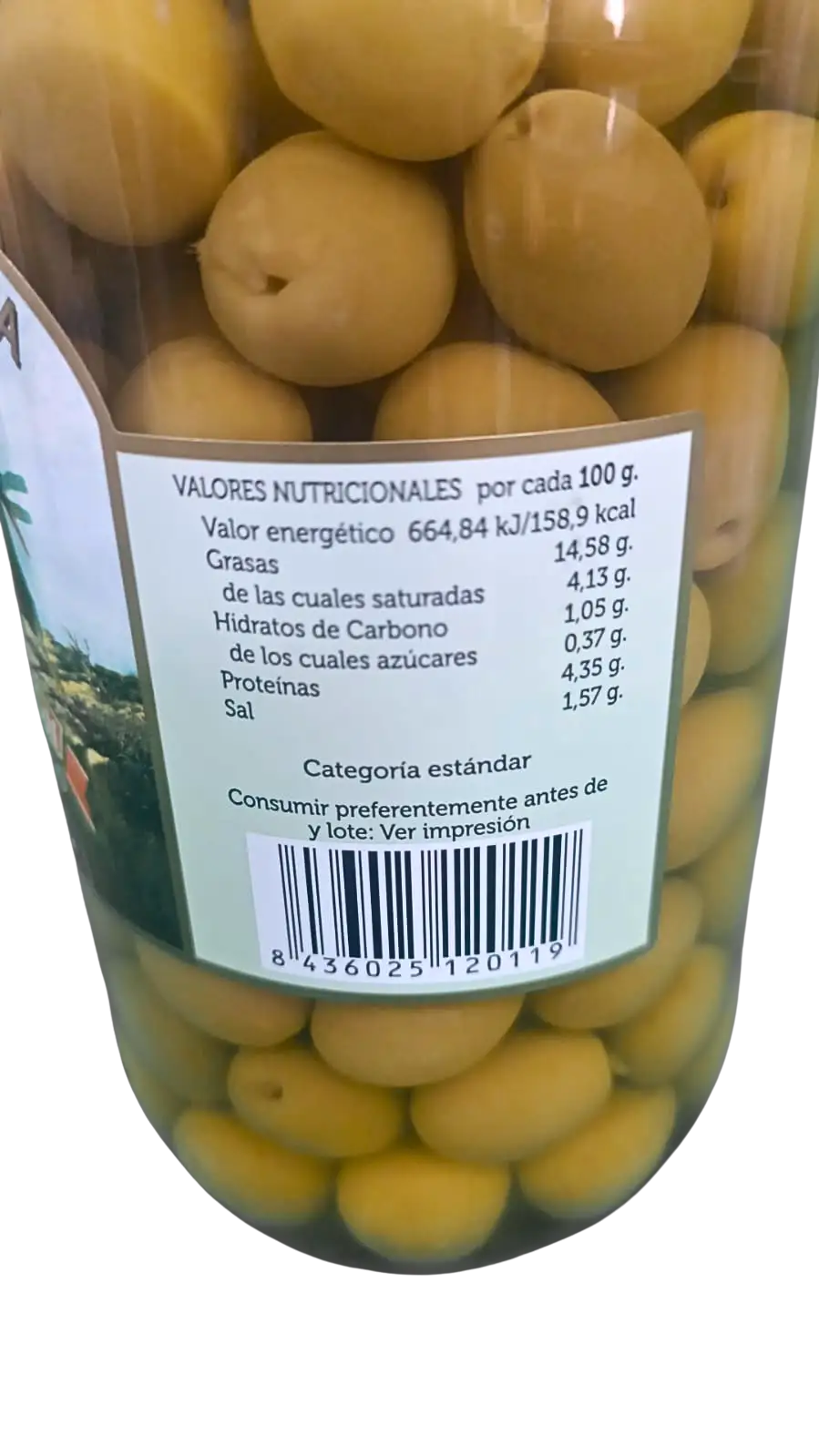 Chicón - Aceitunas Manzanilla Sabor Anchoa - 2