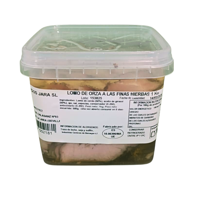 Embutidos Jara - Lomo De Orza A Las Finas Hiervas - 2