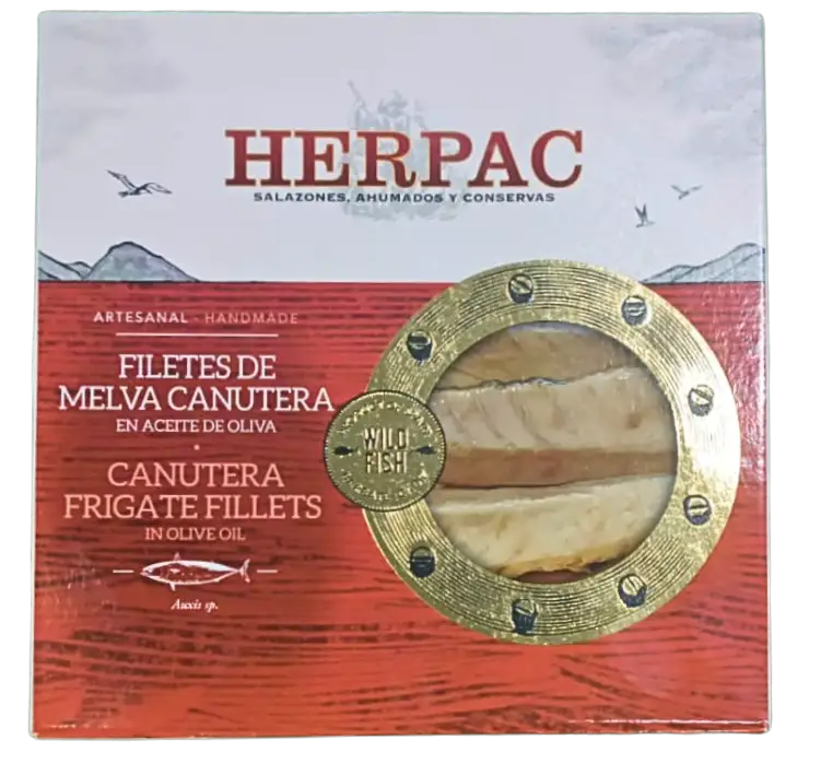 Herpac - Filetes De Melva Canutera En Aceite de Oliva