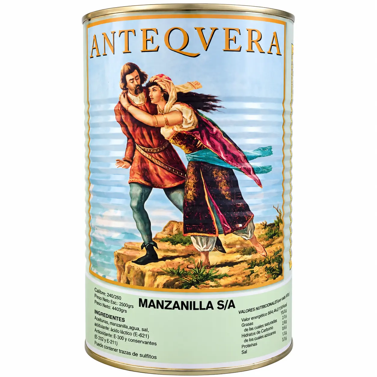 Lata de aceitunas Manzanillas Anteqvera