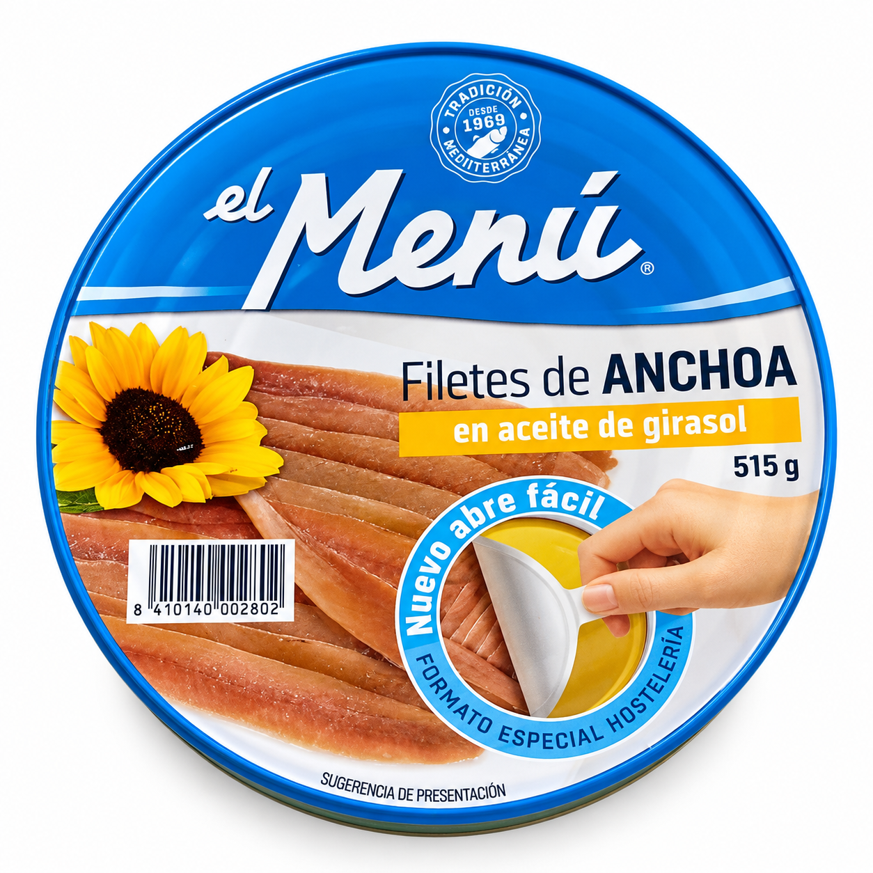Lata de anchoas tradición mediterránea