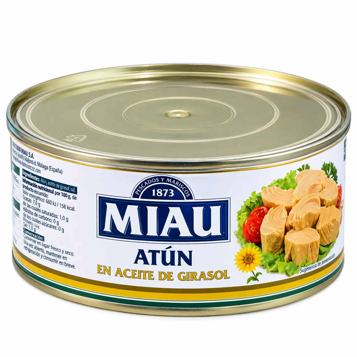Lata de atún Miau