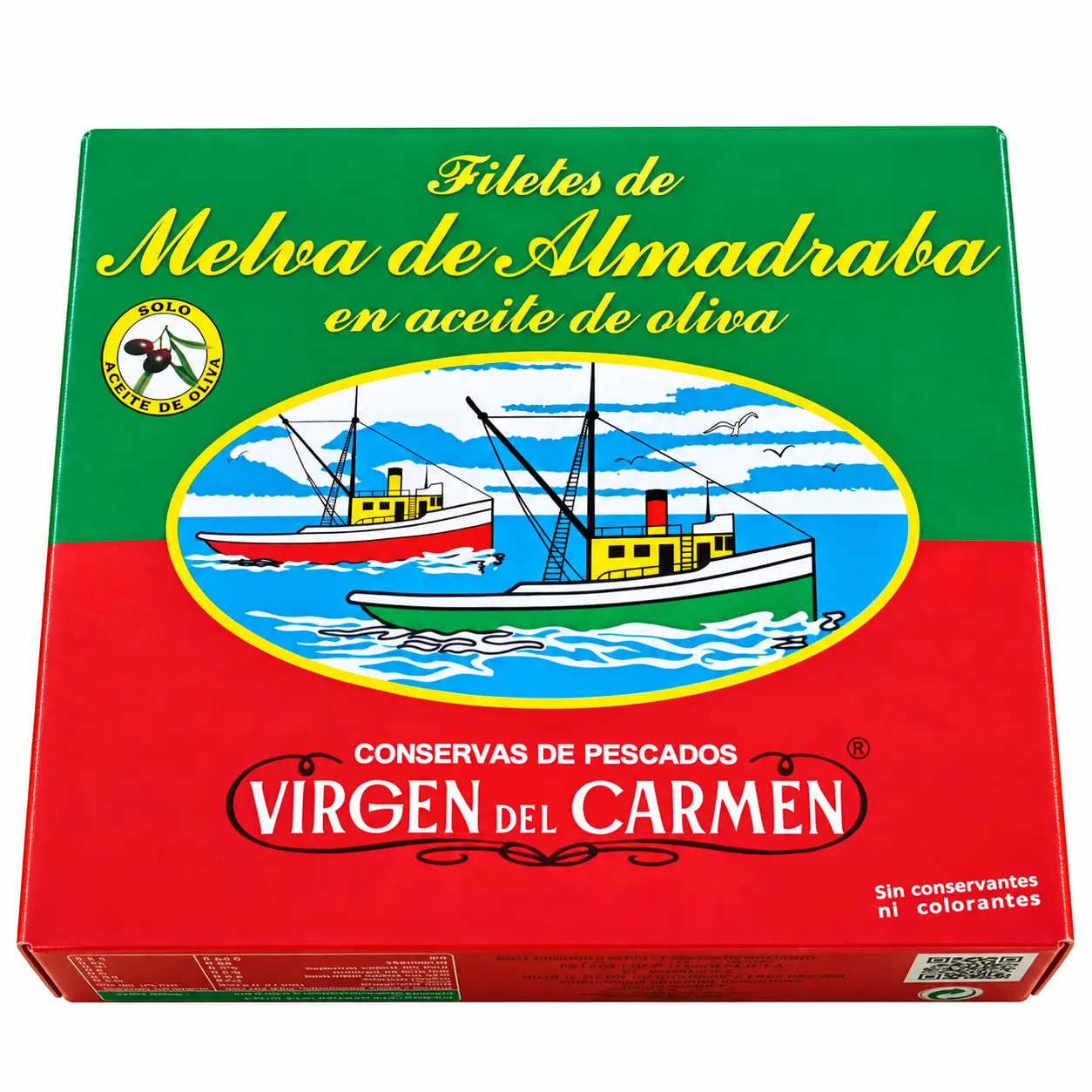 Lata de melva Virgen del Carmen