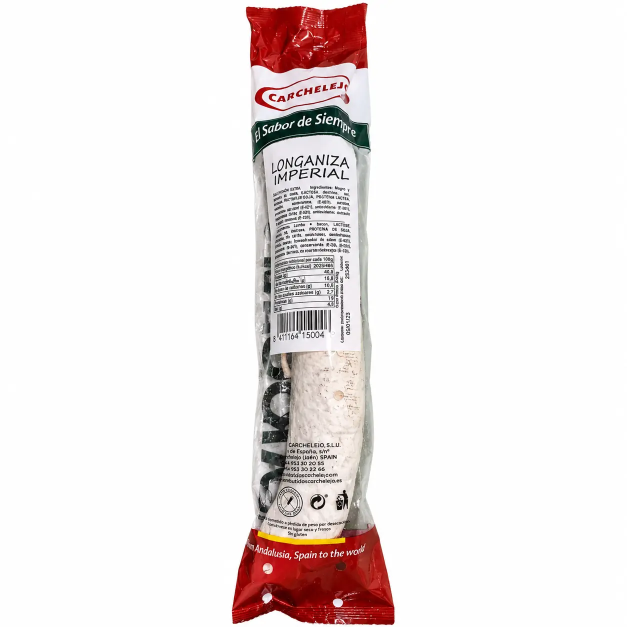 Longaniza imperial Carchelejo envuelta