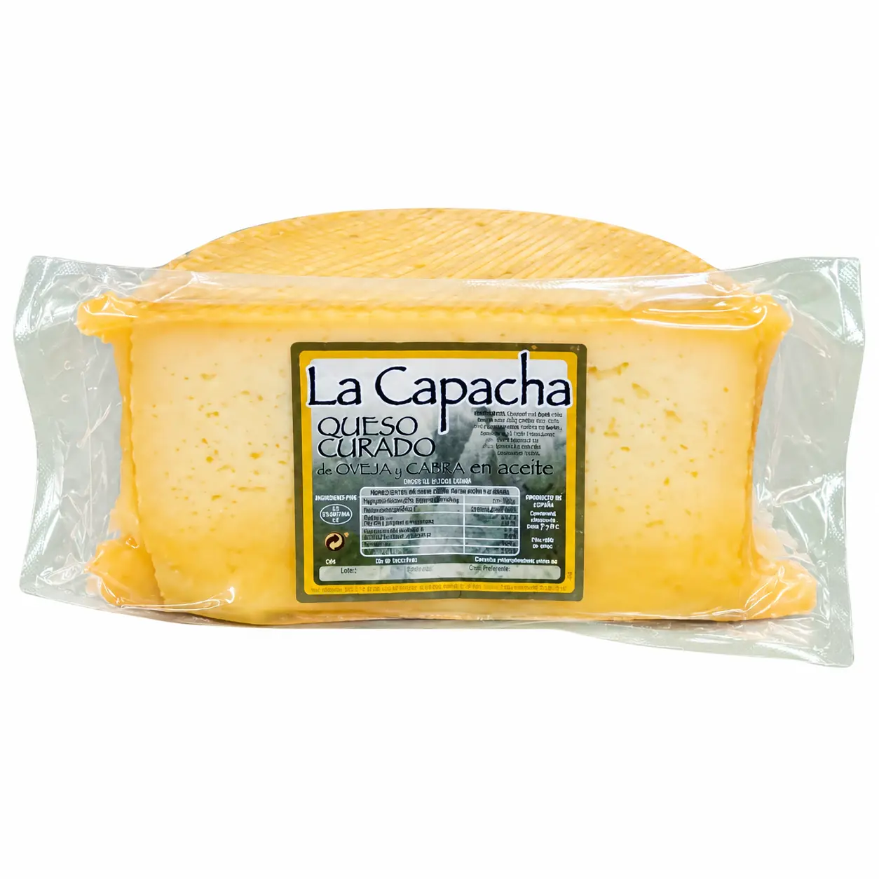 Mitad de queso curado La Capacha