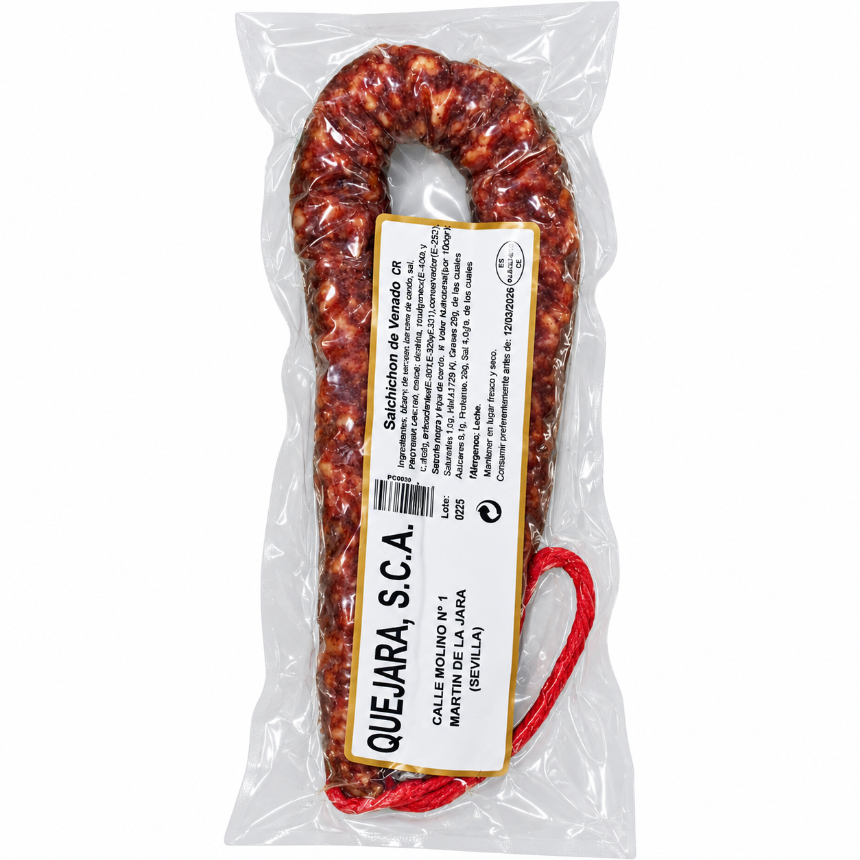 Quejara Salchichón de venado
