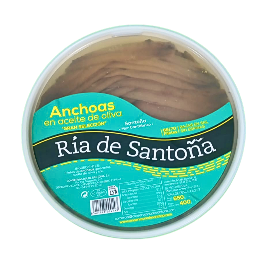 Ría de Santoña - Anchoas En Aceite De Oliva Gran Selección