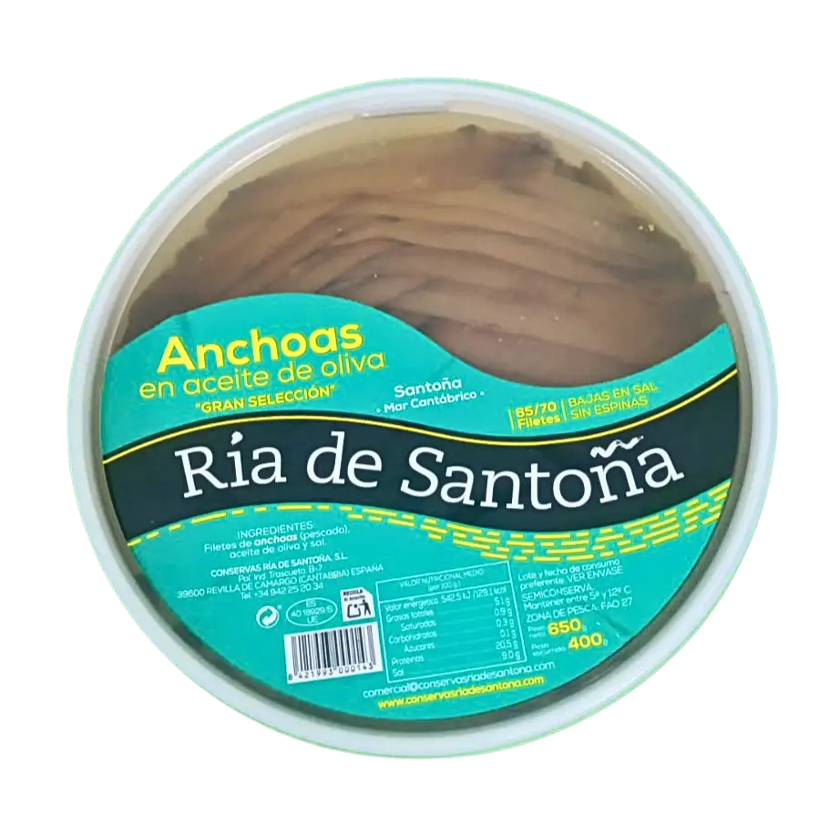 Ría de Santoña - Anchoas En Aceite De Oliva Gran Selección