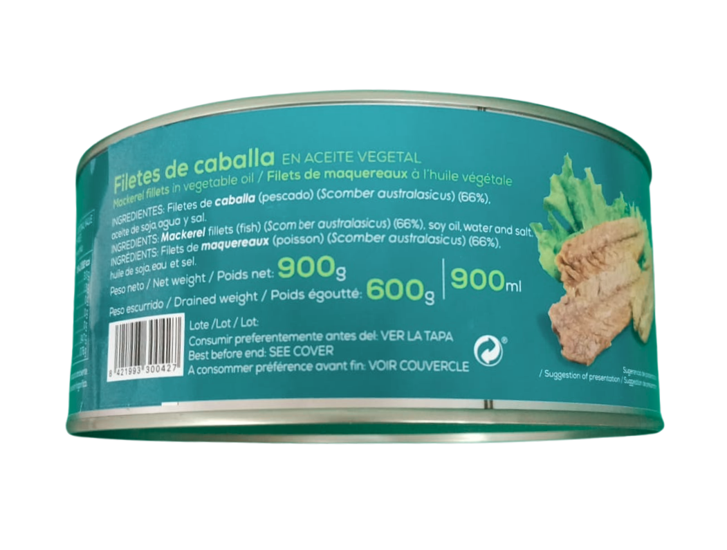 Ria De Santoña - Filetes De Caballa En Aceite Vegetal - 2