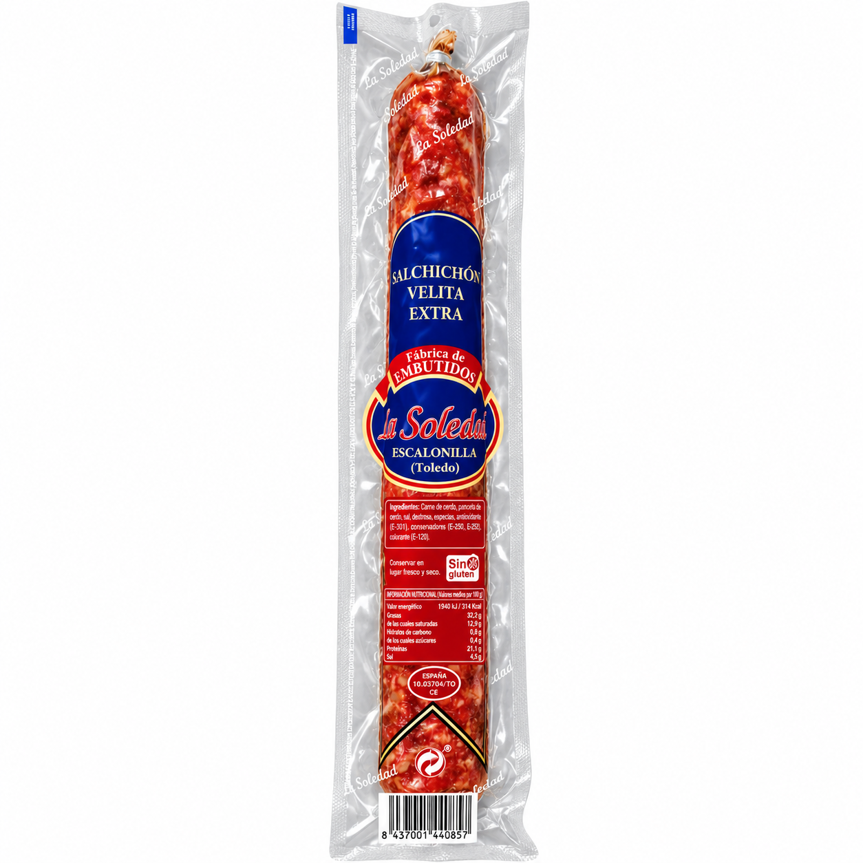 Salchichón Velita La Soledad (2)