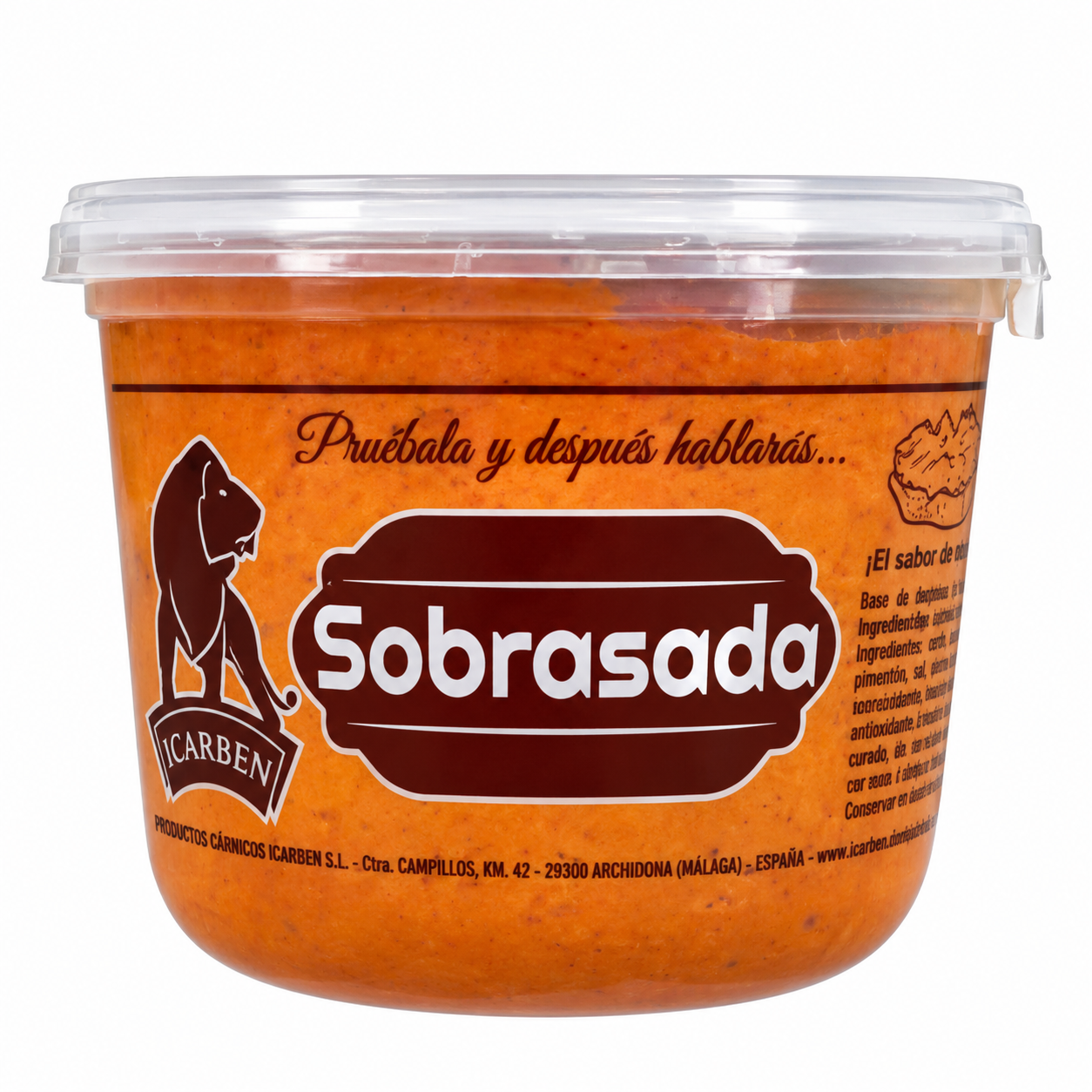 Tarrina de sobrasada Icarben