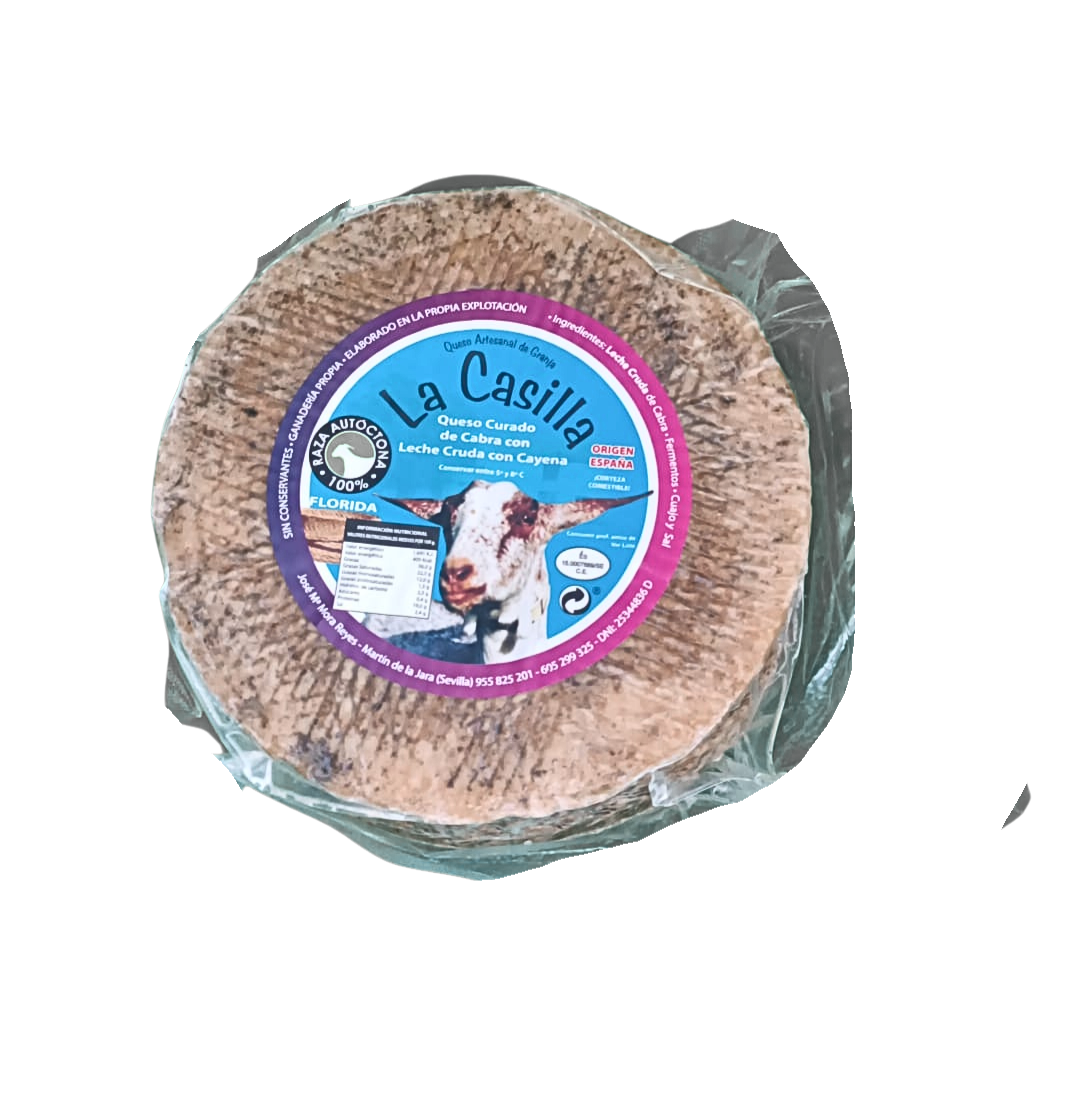 La Casilla - Queso De Cabra Con Cayena (Picante) - Editado