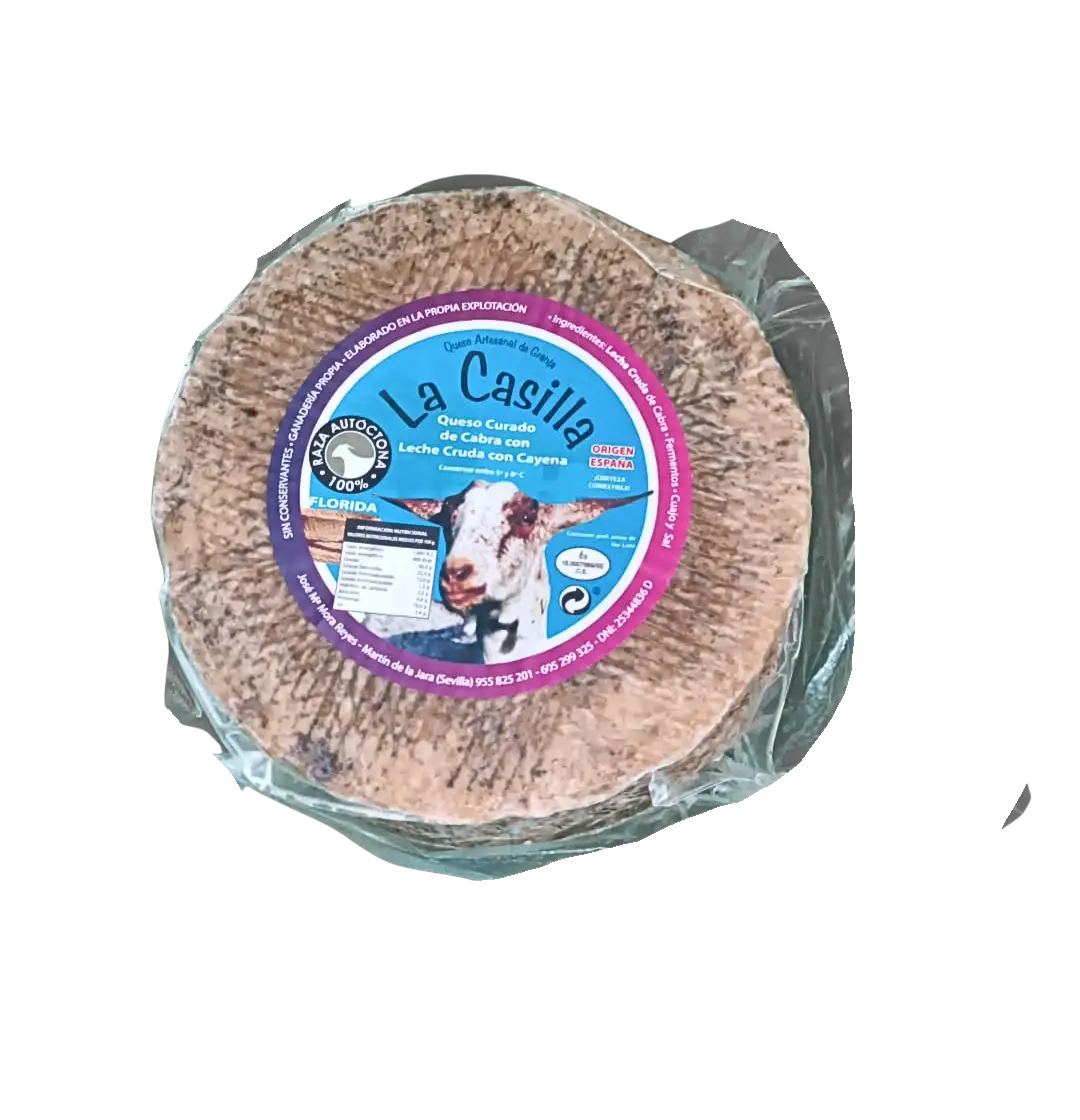 La Casilla - Queso De Cabra Con Cayena (Picante) - Editado