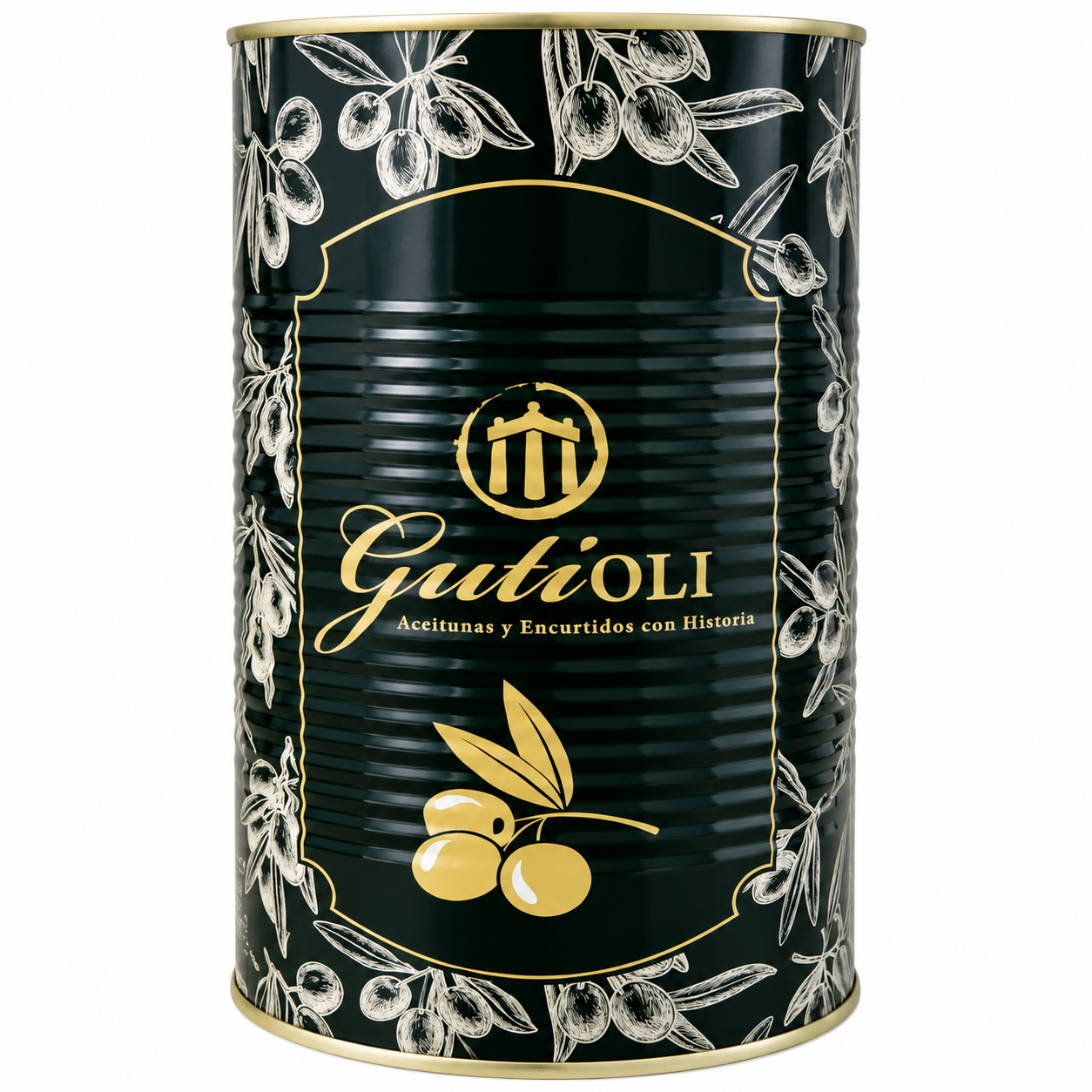 Lata gourmet GutiOLI de aceitunas