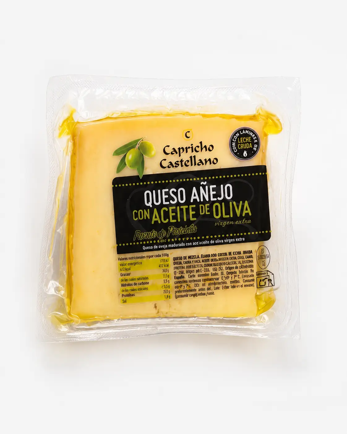 Queso cuña capricho castellano